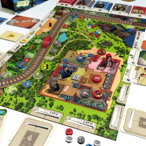 The Glasgow Train Robbery (castellano) - Edicion Gamefound - Juego de mesa