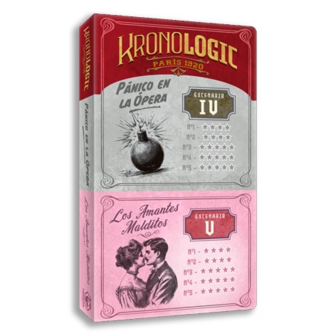 Kronologic: Paris 1920 - Escenarios IV y V (castellano) - Expansión juego de mesa