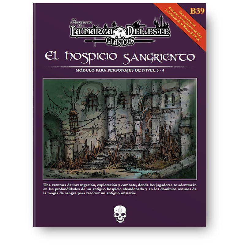 Aventuras en la Marca del Este: El Hospicio Sangriento - suplemento de rol