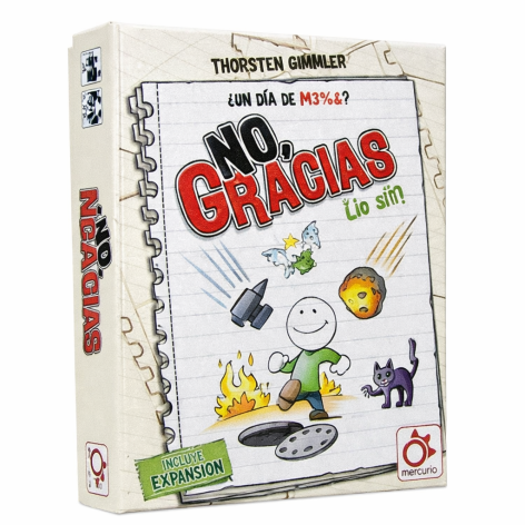 No gracias juego de cartas