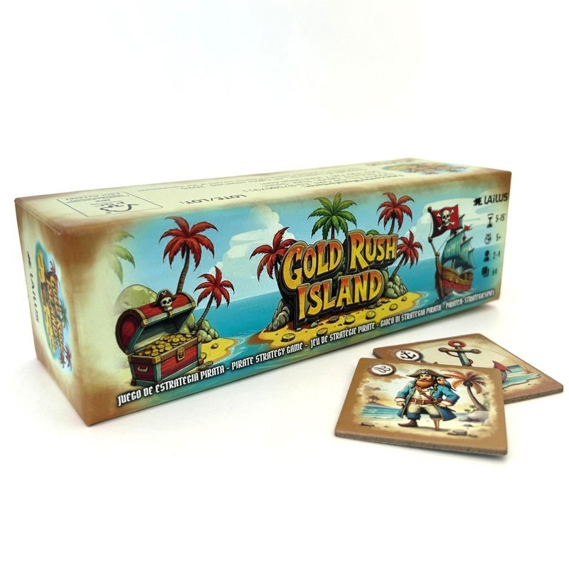 Gold Rush Island (castellano) - juego de mesa para niños