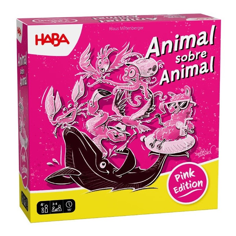 Animal Sobre Animal - Edicion Rosa - juego de mesa para niños
