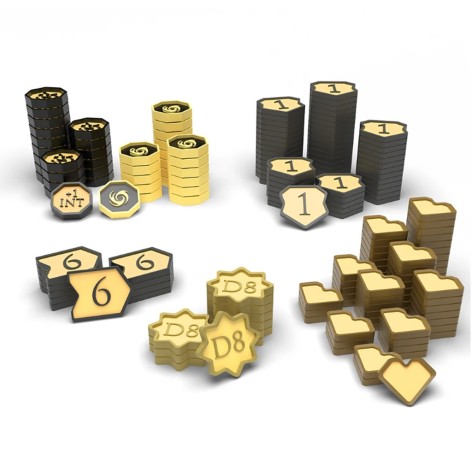 Lands of Evershade: Acrylic Pack - Accesorio juego de mesa