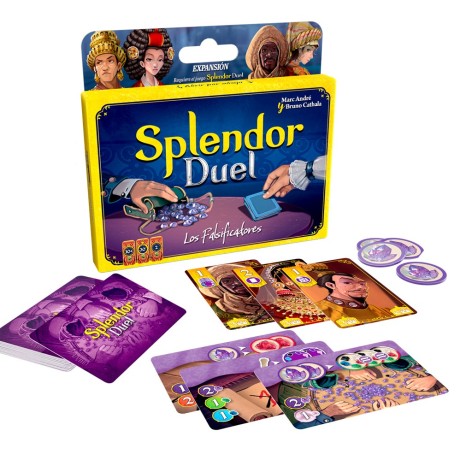 Splendor Duel: Los Falsificadores - Expansión juego de mesa