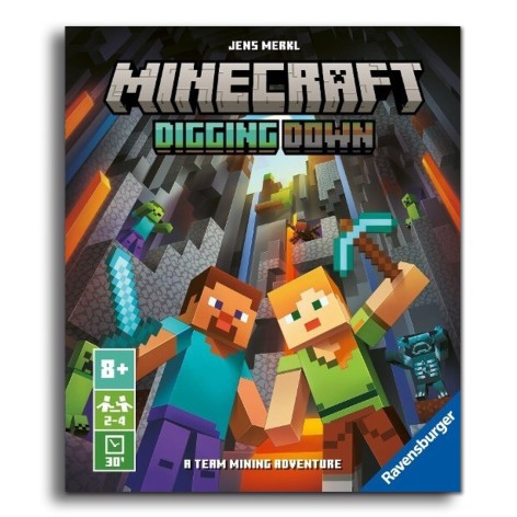 Minecraft Digging Down (castellano) - Juego de mesa