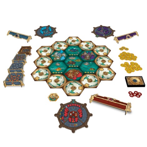 Portada de el juego de mesa Diluvium