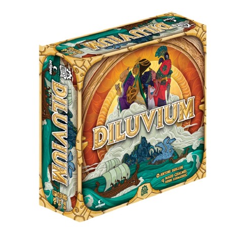 Portada de el juego de mesa Diluvium