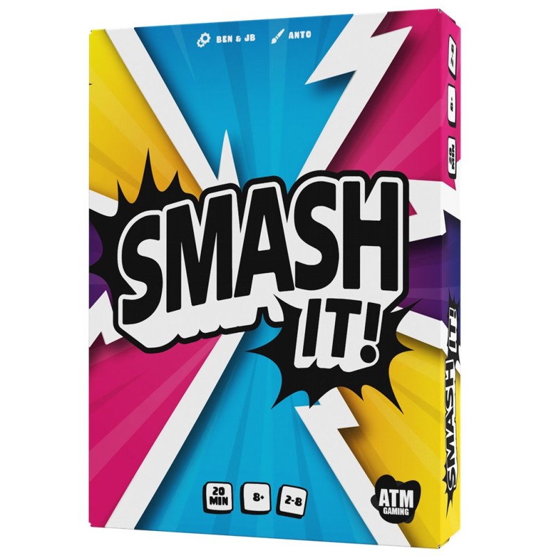 Caja del juego de cartas Smash It
