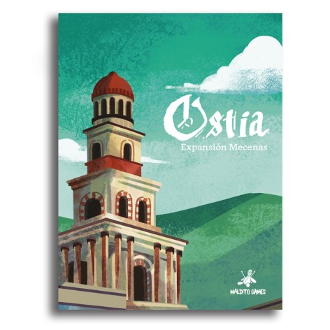 Portada de la expansión Ostia: Mecenas