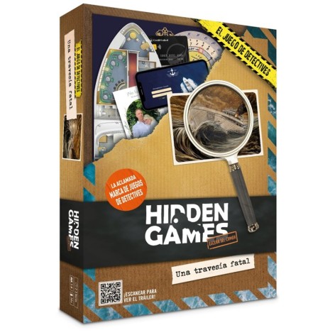 Portada del juego de mesa Hidden Games: Una Travesia Fatal
