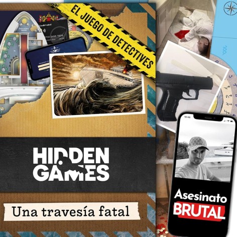 Portada del juego de mesa Hidden Games: Una Travesia Fatal