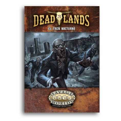 Portada del suplemento de rol Savage Worlds: Deadlands. El Tren Nocturno