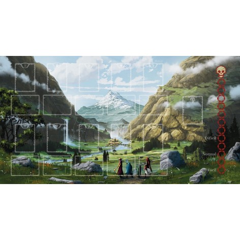 tapete para el juego de mesa Heroes de Tenefyr