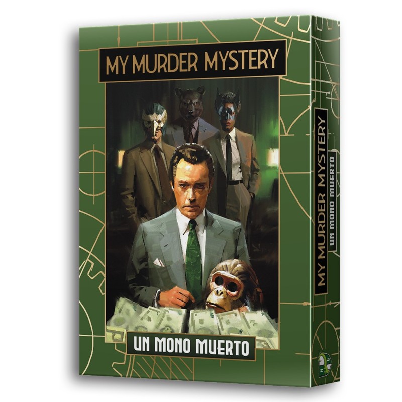 Portada del juego de mesa My Murder Mystery: Un Mono Muerto