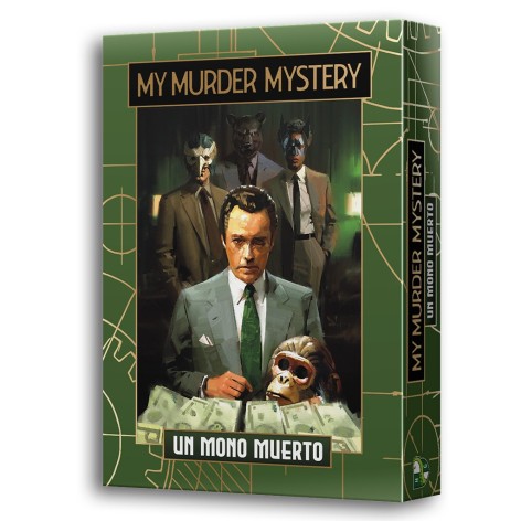 Portada del juego de mesa My Murder Mystery: Un Mono Muerto