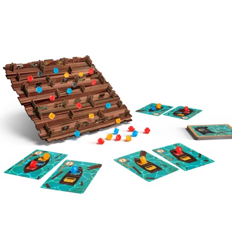 Portada del juego de mesa Balsa Salvaje