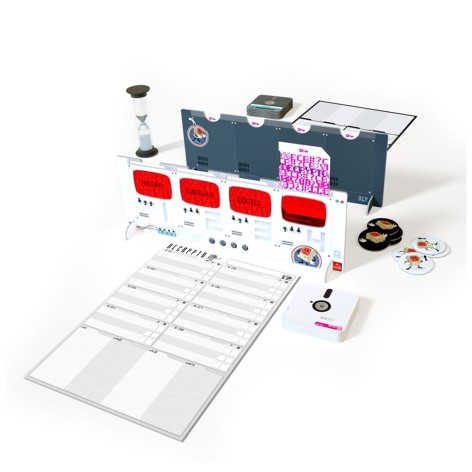 Portada del juego de mesa Decrypto: Transmision Segura