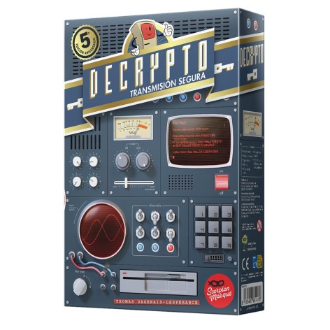 Portada del juego de mesa Decrypto: Transmision Segura