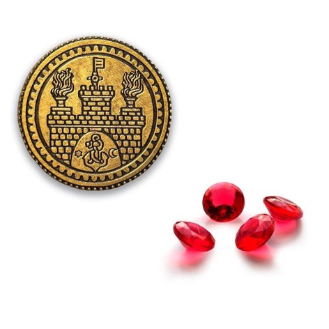 Componentes del accesorio Gwent - Moneda y Gemas