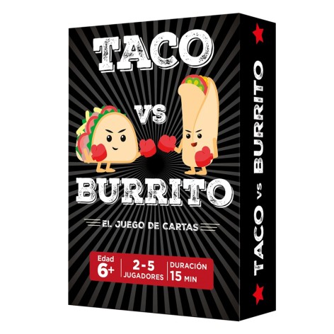 Portada del juego de cartas Taco vs Burrito