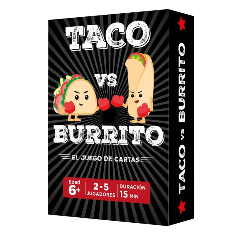 Portada del juego de cartas Taco vs Burrito