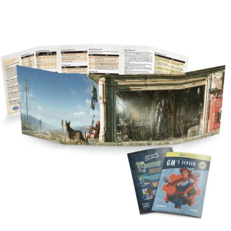 Fallout: Pantalla del DJ + Libreto suplemento para el juego de rol de Fallout