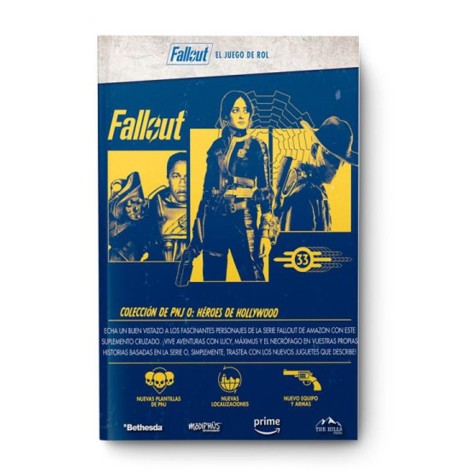 Portada del suplemento de rol Fallout: Coleccion de PNJ 0 - Heroes de Hollywood