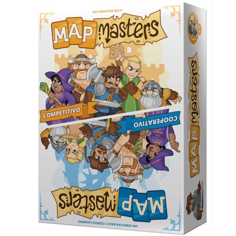 Portada del juego de mesa Map Masters (castellano)