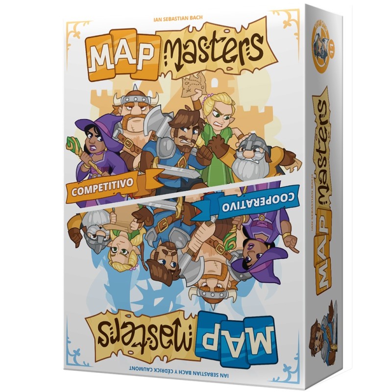 Portada del juego de mesa Map Masters (castellano)