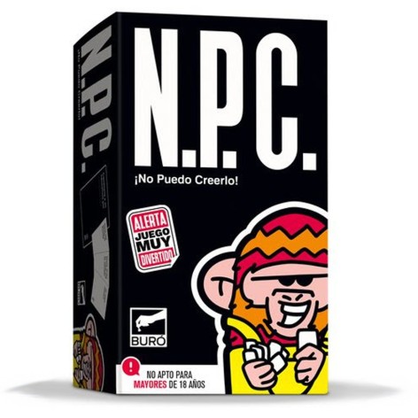 Portada del juego de cartas NPC: No puedo Creerlo
