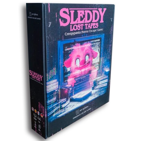 Portada del juego de mesa Sleddy Lost Tapes (castellano)