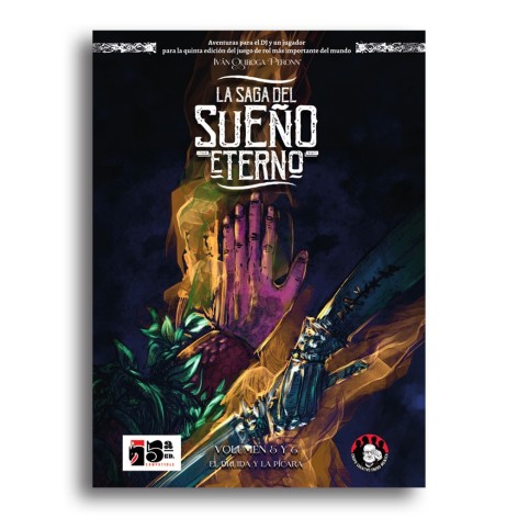 Portada del suplemento La Saga del Sueño Eterno volumen 5 y 6: el Druida y la Picara