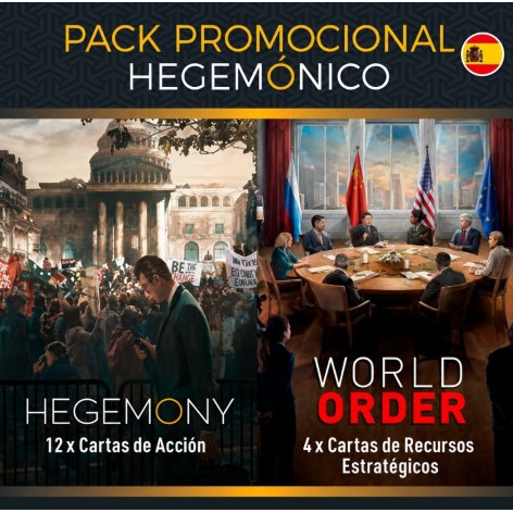 Portada expansión Pack Promocional Hegemonico (Hegemony / World order)