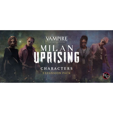 Teburu: Vampire The Masquerade - Milan Uprising | Characters - expansión juego de mesa
