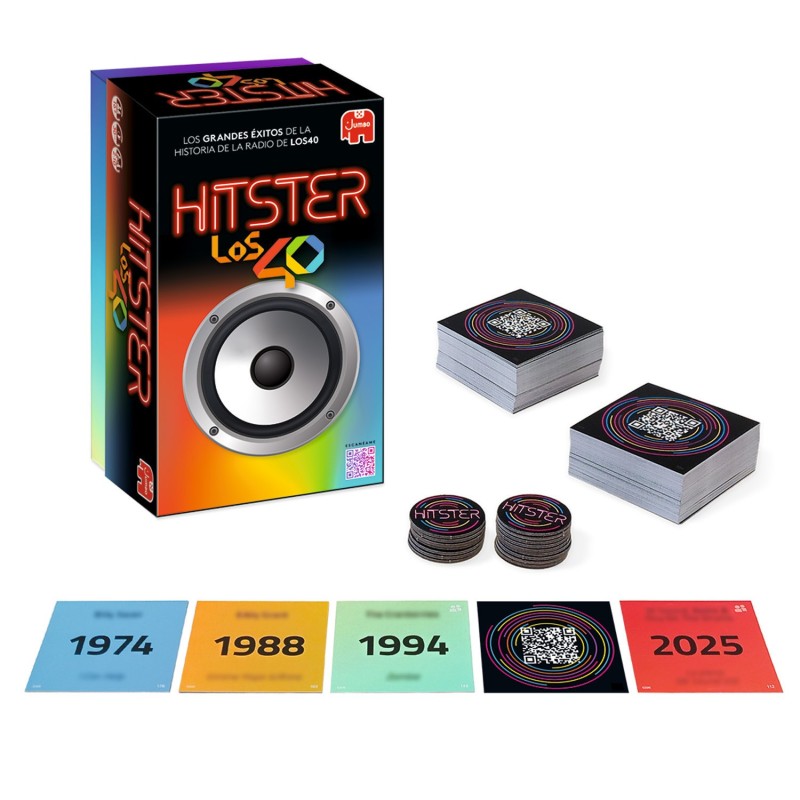 Hitster: los 40 - juego de cartas