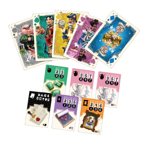Cartas del juego de mesa Pinched (castellano)