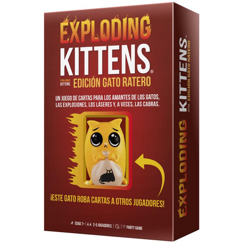 Exploding Kittens: Edicion Gato Ratero - juego de cartas