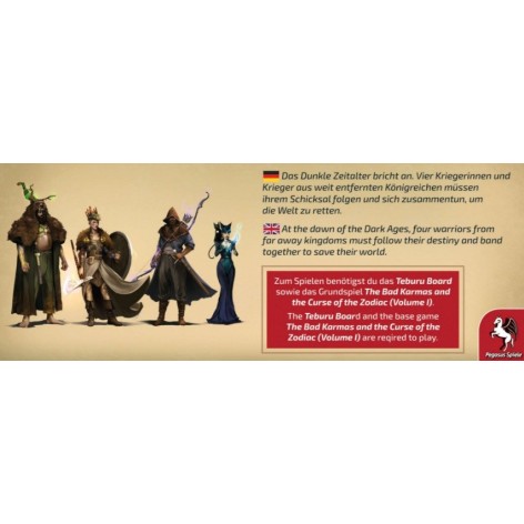 Teburu: The Bad Karmas and the Curse of the Zodiac | The Dark Ages Heroes - trasera