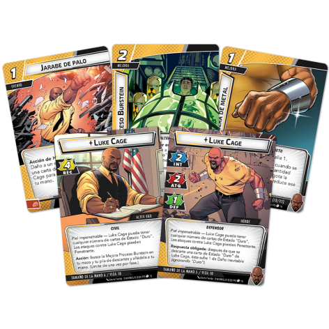 Marvel Champions: Luke Cage (castellano) - expansión juego de cartas