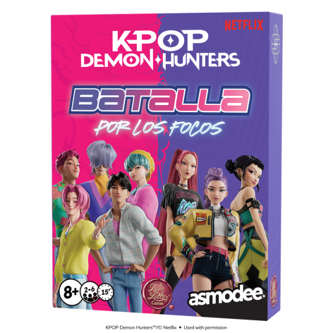 K-Pop Demon Hunters: Batalla por los focos - juego de mesa
