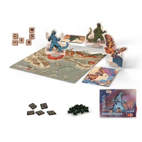 King of Tokyo: Godzilla - componentes