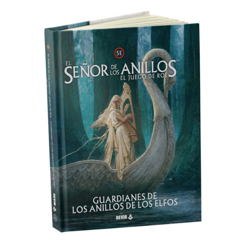 El Señor de los Anillos (5E): Guardianes de los Anillos de los Elfos - suplemento de rol