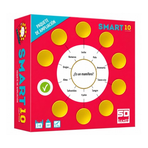 Portada de la expansión del juego de mesa Smart 10: Familiar - Paquete de Ampliacion