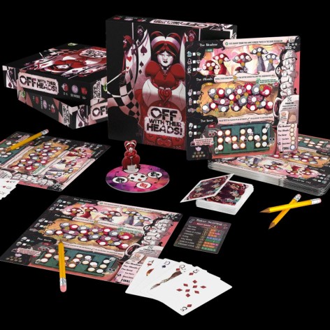 Portada del juego de mesa Off With Their Heads - Que les Corten la Cabeza