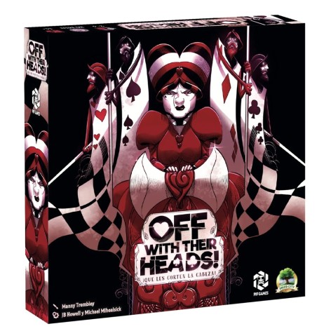 Portada del juego de mesa Off With Their Heads - Que les Corten la Cabeza