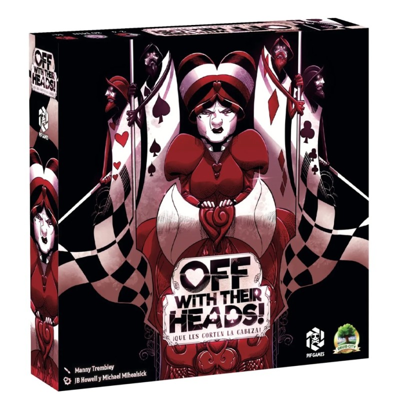 Portada del juego de mesa Off With Their Heads - Que les Corten la Cabeza