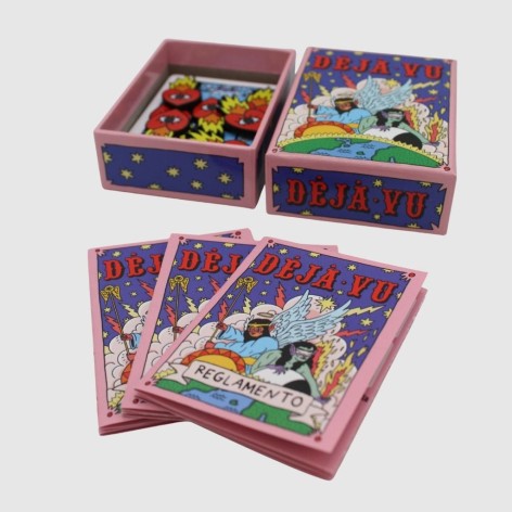 Componentes del juego de mesa Deja Vu