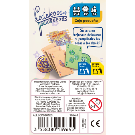 Cocteleros Traicioneros - trasera