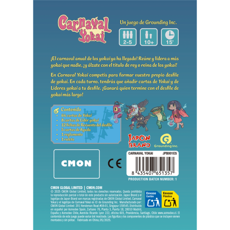 Carnaval Yokai - juego de cartas