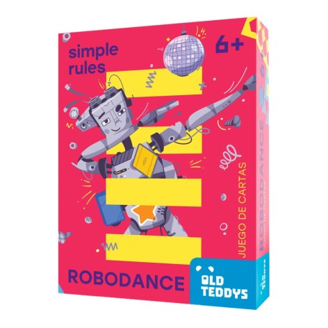 Portada del juego de cartas para niños Robodance